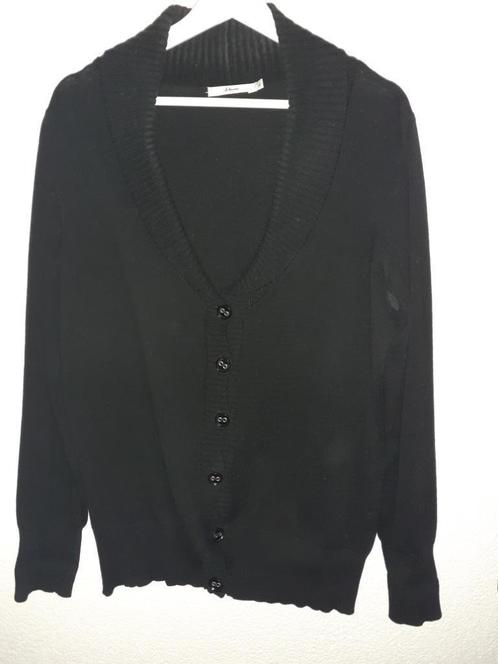 Zwart Vest, maat XL., Kleding | Dames, Truien en Vesten, Zo goed als nieuw, Maat 46/48 (XL) of groter, Zwart, Ophalen of Verzenden