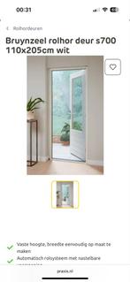 3x Rolhor Bruynzeel 700 serie Max 205x110cm - Wit RAL 9010, 100 tot 120 cm, Kunststof, Hordeur, Nieuw