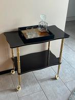 Vintage drank karretje, Huis en Inrichting, Tafels | Sidetables, Ophalen, Zo goed als nieuw, 25 tot 50 cm, Rechthoekig