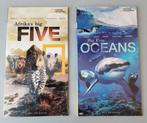 set 2 DVD National Geographic Big Five Africa en Oceans 8,00, Alle leeftijden, Ophalen of Verzenden, Zo goed als nieuw, Natuur