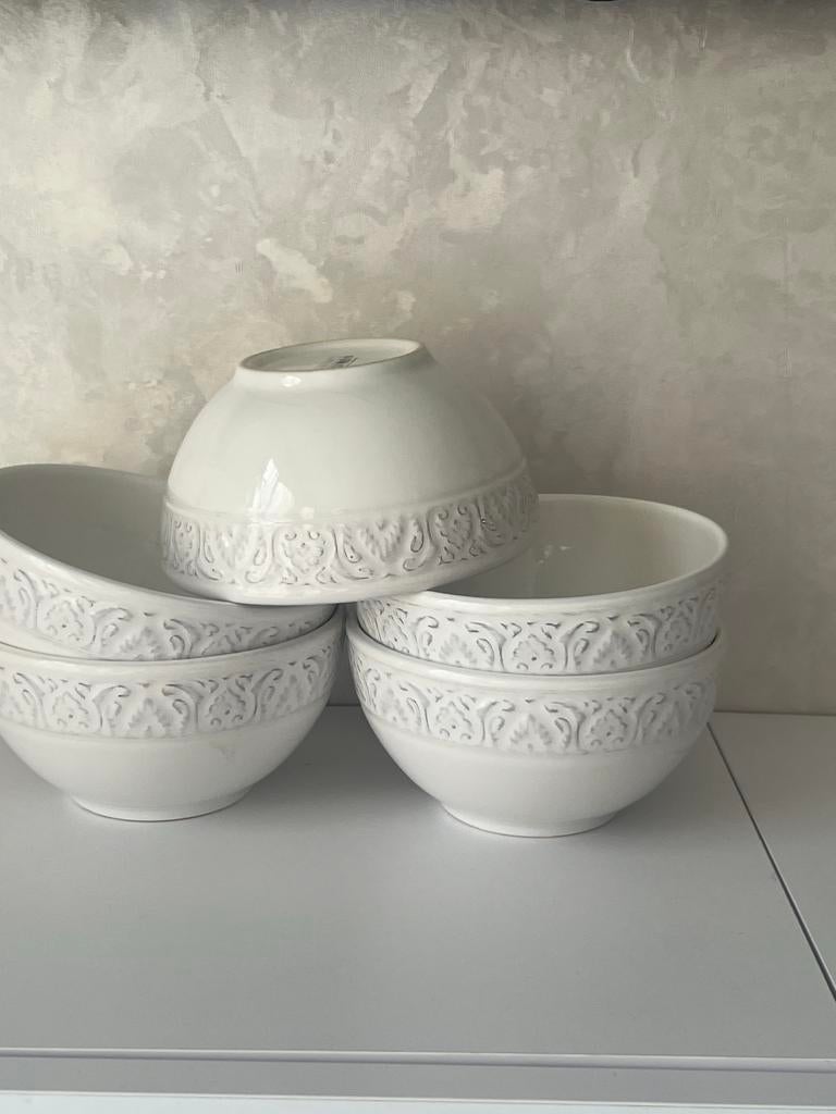 Set van 4 Zara Home kommen - Aardewerk, Huis en Inrichting, Keuken | Servies, Ophalen of Verzenden, Zo goed als nieuw, Kom(men)