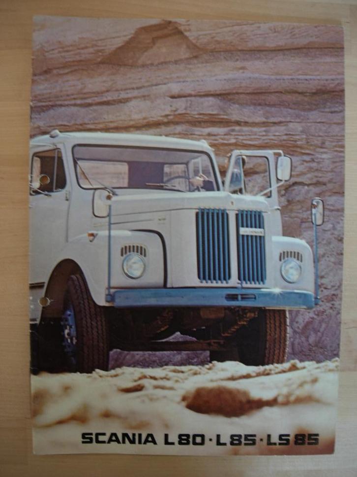 Scania L80 L85 LS85 Brochure 1972 – L LS 80 85 – Torpedo, Boeken, Auto's | Folders en Tijdschriften, Zo goed als nieuw, Overige merken