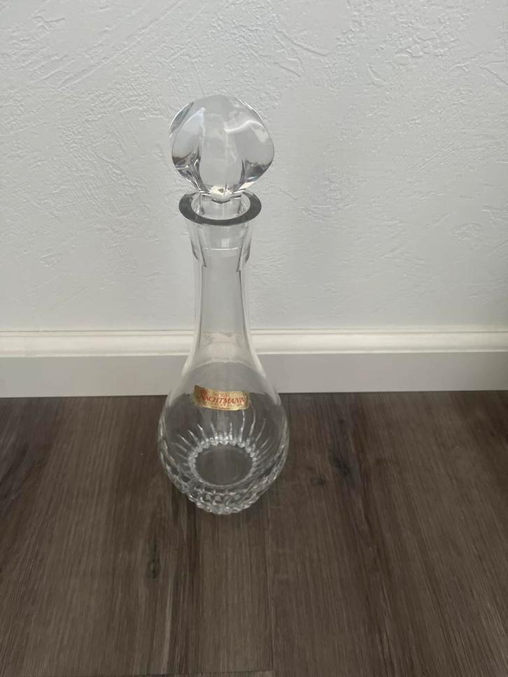 Twee Kristallen Karaffen, Verzamelen, Glas en Borrelglaasjes, Gebruikt, Waterglas, Ophalen