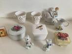 kitsch wattenschaaltjes beeldjes potjes vaasje kattenbeeldje, Antiek en Kunst, Curiosa en Brocante, Ophalen of Verzenden