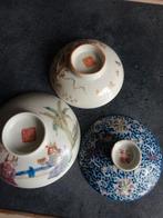 Chinese schoteltje/dekseltjes, Ophalen of Verzenden, Zo goed als nieuw, Porselein, Kop en/of schotel