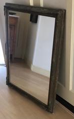 Grote spiegel in oude klassieke lijst, Antiek en Kunst, 50 tot 100 cm, Minder dan 100 cm, Rechthoekig, Ophalen