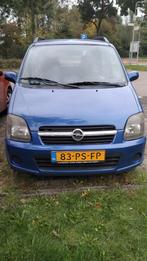 Opel Agila 1.2 I 16V 2004 Blauw, Auto's, Opel, Voorwielaandrijving, 74 pk, Zwart, Blauw