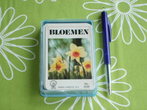 Vintage Elderado bloemen kwartet - no 3236, Verzamelen, Speelkaarten, Jokers en Kwartetten, Gebruikt, Kwartet(ten), Ophalen of Verzenden