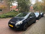 Fiat Punto 1.4 3DR 2011 Blauw, Auto's, Voorwielaandrijving, Euro 5, Stof, Zwart