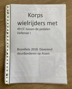 Unieke Map met documentatie Korps Wielrijders Defensie 1973, Fietsen en Brommers, Handleidingen en Instructieboekjes, Verzenden