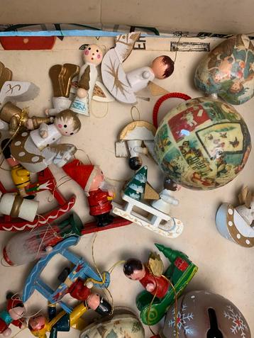 #kerst. Oude kerstversiering vintage beschikbaar voor biedingen