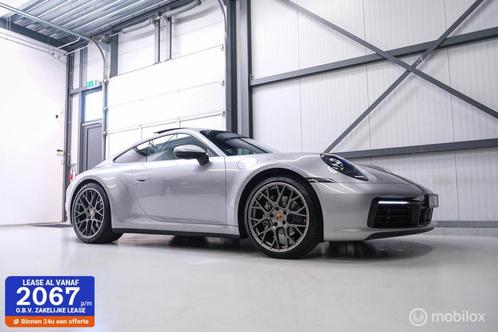 Porsche 911 Coupe 3.0 Carrera | GT Silver | 992 | Schuifdak, Auto's, Porsche, Bedrijf, Te koop, ABS, Achteruitrijcamera, Airbags