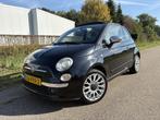 Fiat 500C 0.9 TwinAir Rock / LEER / AIRCO ECC / 123dkm! NAP!, Auto's, Fiat, Euro 5, 86 pk, Gebruikt, Cabriolet