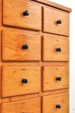 Vintage beukenhouten ladekast schoolkast kastje jaren 50, Huis en Inrichting, Kasten | Ladekasten, Ophalen of Verzenden, Gebruikt