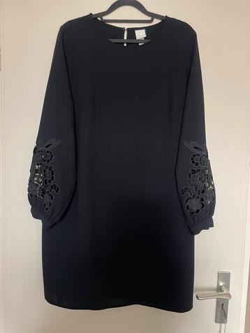 H&M zwarte lange bliuse met aparte mouwen maat 44 beschikbaar voor biedingen