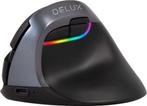 Delux M618M Mini - Iron Grey, Rechtshandig, Ergonomisch, Logitech, Info@currentcomponents.nl