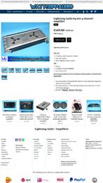 Lightning Audio S4.600 4 kanaals versterker, Auto diversen, Autospeakers, Gebruikt, ., Ophalen of Verzenden, .