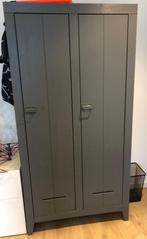 WOOOD Wandkast Kluis Grijs - 95x190x44 cm, Ophalen, Met deur(en), 50 tot 100 cm, Zo goed als nieuw