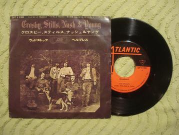 Crosby, Stills, Nash & Young 7" Vinyl: ‘Woodstock’ (Japan) beschikbaar voor biedingen