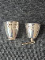 Verzilverd lepelvaasjes, Ophalen of Verzenden, Zilver