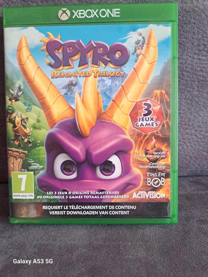 Spyro Reignited Trilogy - Xbox One, Spelcomputers en Games, Games | Xbox One, Zo goed als nieuw, Platform, 1 speler, Vanaf 7 jaar