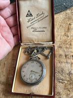 Alpina Antiek horloge zeldzaam! Vintage  Jaar 1900! ZILVER !, Overige merken, Gebruikt, Ophalen of Verzenden, Zilver
