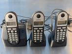 Siemens Gigaset A120 - 3 stuks DECT telefoons, Ophalen of Verzenden, Gebruikt, 3 handsets