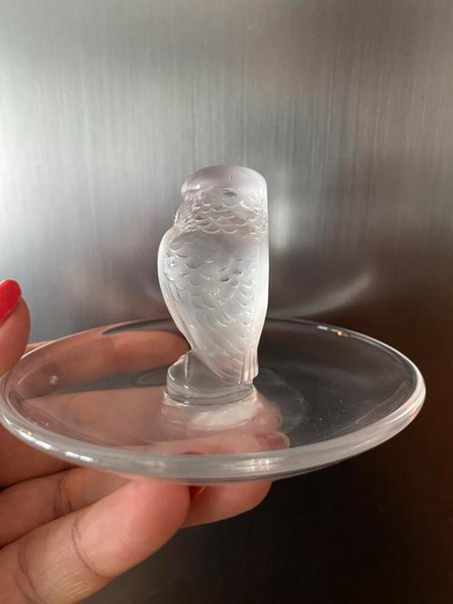 Lalique France kristallen ringhouder, Antiek en Kunst, Antiek | Glas en Kristal, Ophalen of Verzenden