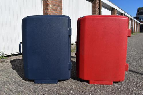Juni'25 SAMSONITE KOFFER rood / dblauw 2 st. ZGAN 76x56x26cm, Sieraden, Tassen en Uiterlijk, Koffers, Zo goed als nieuw, Hard kunststof