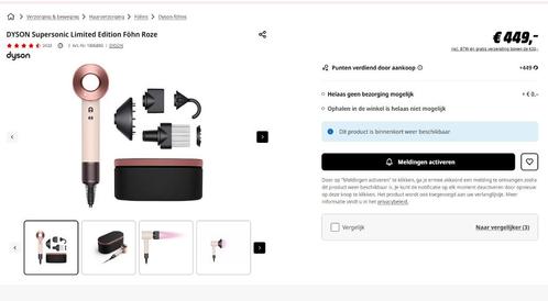 Dyson Supersonic Limited Edition Fohn Roze, Sieraden, Tassen en Uiterlijk, Uiterlijk | Haarverzorging, Zo goed als nieuw, Föhn of Haardroger
