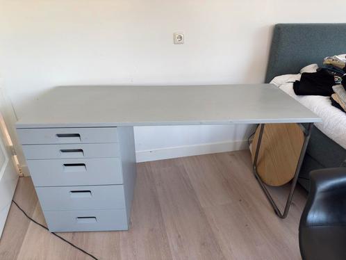 Vanavond halen €75,- Heel mooi vt wonen bureau hout, Huis en Inrichting, Bureaus, Zo goed als nieuw, Ophalen