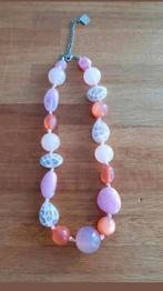 Roze ketting, Sieraden, Tassen en Uiterlijk, Kettingen, Ophalen of Verzenden, Zo goed als nieuw, Roze