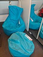 Zitzak en voetensteun/kleine zitzak, los/bij elkaar te koop!, Ophalen, Gebruikt