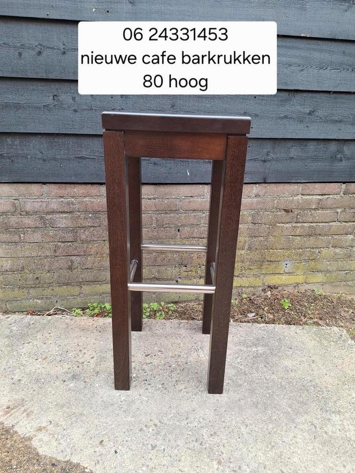 Café barkrukken nieuw in verpakking 06 24331453, Huis en Inrichting, Barkrukken, Zo goed als nieuw, 60 tot 90 cm, 5 krukken of meer