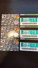 6 seizoenskaarten SBV Excelsior Rotterdam 2002 - 2003, Ophalen of Verzenden, Zo goed als nieuw, Overige binnenlandse clubs, Overige typen