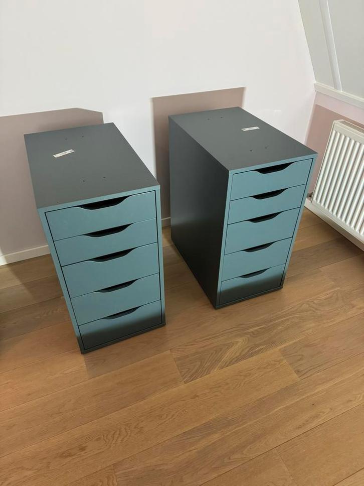 2 ladekasten IKEA Alex, Huis en Inrichting, Kasten | Ladekasten, Zo goed als nieuw, Minder dan 100 cm, 50 tot 100 cm, 25 tot 50 cm