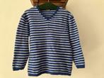 Goldner 100% kasjmir/cashmere wollen trui blauw/wit M izgs, Maat 38/40 (M), Blauw, Goldner, Ophalen of Verzenden