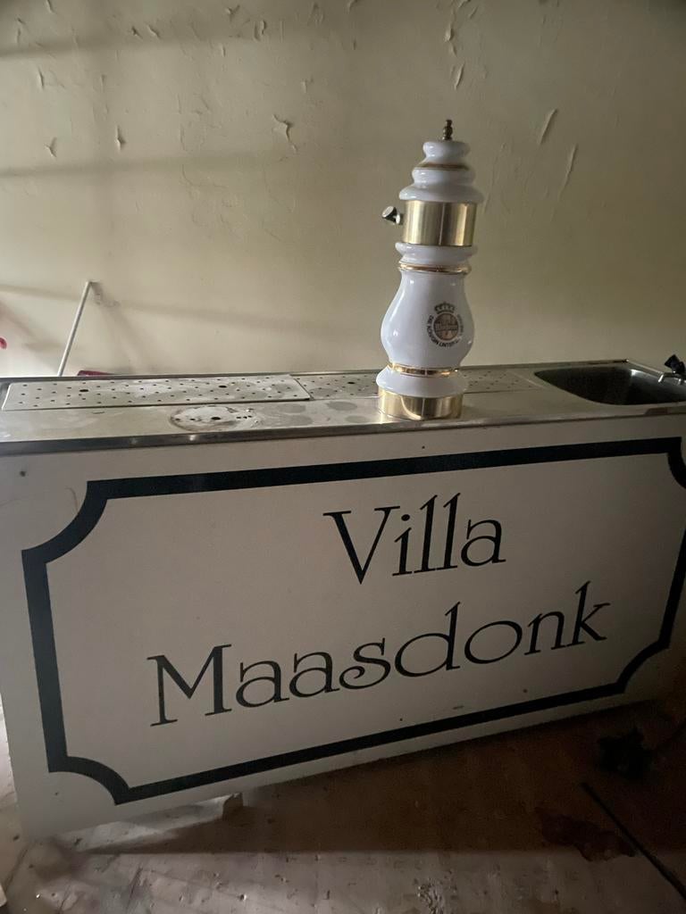 Mobiele bar met tapinstallatie - 200x50 cm, Ophalen of Verzenden, Gebruikt