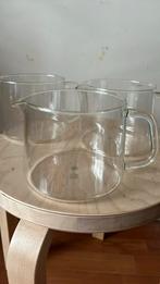 2 st Douwe Egberts glazen theepot, inhoud 1 liter, Huis en Inrichting, Overige typen, Ophalen of Verzenden, Overige stijlen, Glas