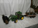 Bruder John Deere 6920 trekker en voorlader, boomstamkieper, Ophalen, Zo goed als nieuw