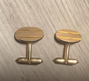 Vintage Manchetknopen - Goldplated beschikbaar voor biedingen