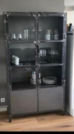 Vitrinekast industrieel van Giga Meubel, Ophalen, 50 tot 100 cm, 150 tot 200 cm, 25 tot 50 cm