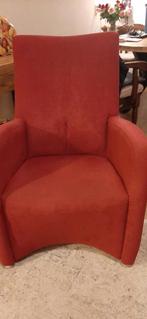 LEOLUX FAUTEUIL WIJN ROOD, Huis en Inrichting, Ophalen, Gebruikt, 75 tot 100 cm, 50 tot 75 cm