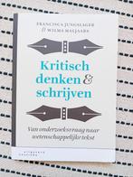 Kritisch denken & schrijven, Boeken, Studieboeken en Cursussen, Ophalen of Verzenden, Alpha, Gelezen, WO