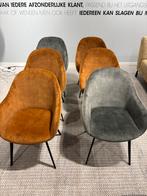Montel Nora eetkamerstoelen, Ophalen, Zo goed als nieuw, Metaal, Vijf, Zes of meer stoelen