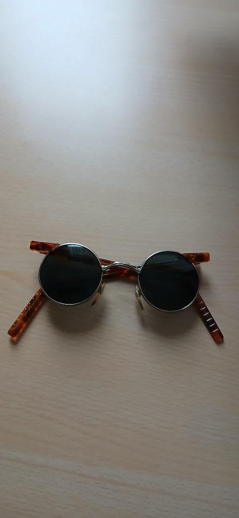 Vintage ronde hippie zonnebril, Sieraden, Tassen en Uiterlijk, Zonnebrillen en Brillen | Heren, Zo goed als nieuw, Zonnebril, Overige merken