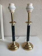 Set van twee klassieke tafellampen | zonder kap, Huis en Inrichting, Lampen | Tafellampen, Gebruikt, Vintage klassiek hollywood regency empire