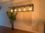 Lamp stalen look zwart, Huis en Inrichting, Lampen | Hanglampen, Ophalen of Verzenden, Zo goed als nieuw, Minder dan 50 cm