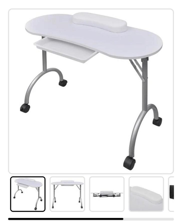 Inklapbare nageltafel - Nieuw!, Huis en Inrichting, Tafels | Statafels, Ophalen of Verzenden