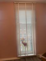 3x Witte Houten Jaloezieën, Ophalen, Wit, 50 tot 100 cm, Zo goed als nieuw